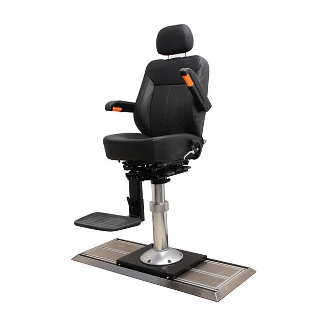 TR-004 铝合金立柱/气压升降 线控轨道式驾驶椅